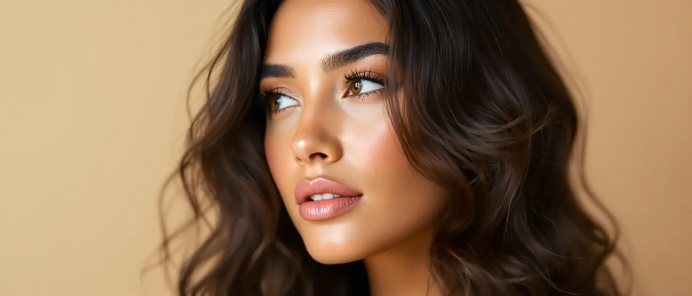 Cabello recién lavado con raíz fresca y largos brillantes